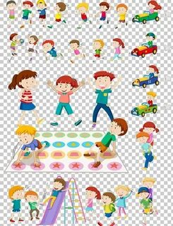 Картинки нарисованных детей играющих