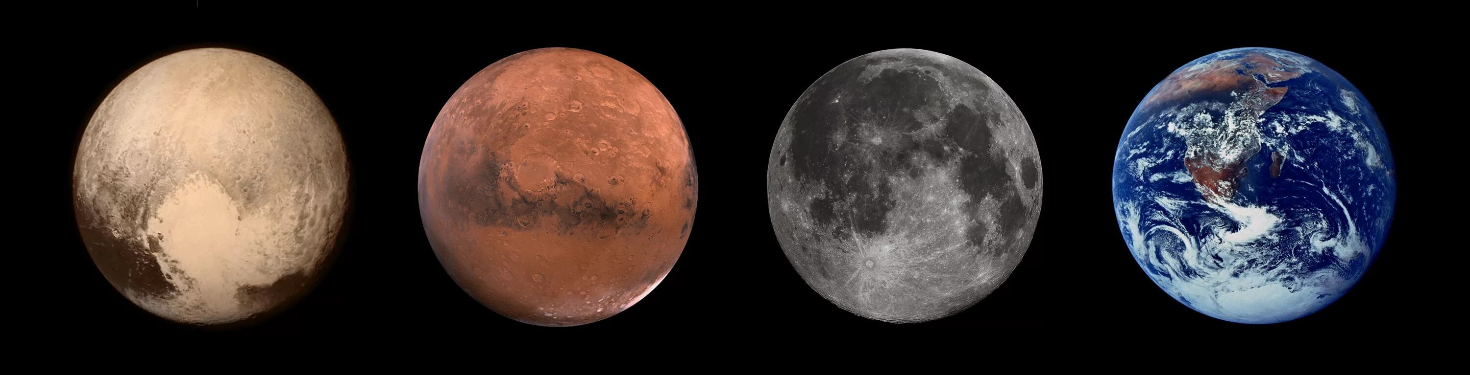 Планеты Плутон и Марс. Марс Луна Плутон. Плутон и Марс фото.