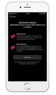 Уведомление watch на iphone