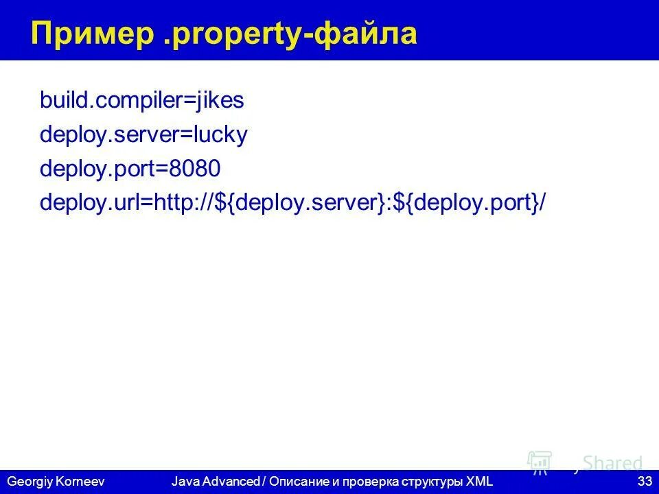 Example properties. Example properties