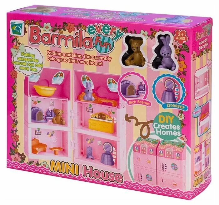 Barmila every fun 60314 миниатюра. набор дом с мебелью для куклы 30105. Every fun. игрушка дом barbila every fun. игрушка дом barbila every fun.