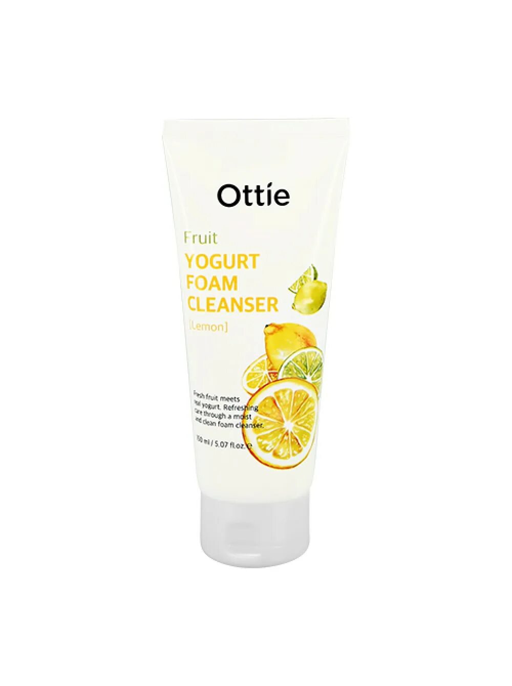 Ottie Fruits Yogurt Foam Cleanser Lemon. Йогуртовые пенки для умывания Ottie Fruits Yogurt Foam Cleanser. Фруктовая йогуртовая пенка с лимоном Ottie, 150мл.. Fruits Yogurt Foam Cleanser [Pomegranate] фруктовые йогуртовые пенки (гранат) (150мл). Фруктовая пенка