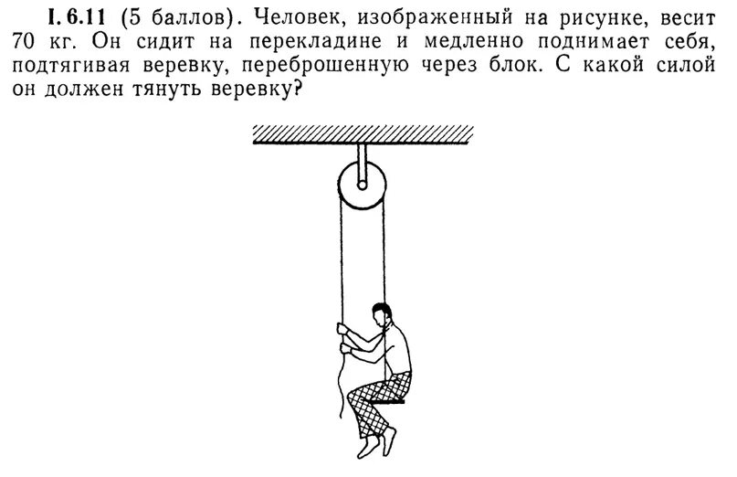 Определите с какой силой палка. Задания с веревками. Задача канат через блок. Задача блок через. Задачи на системы блоков.