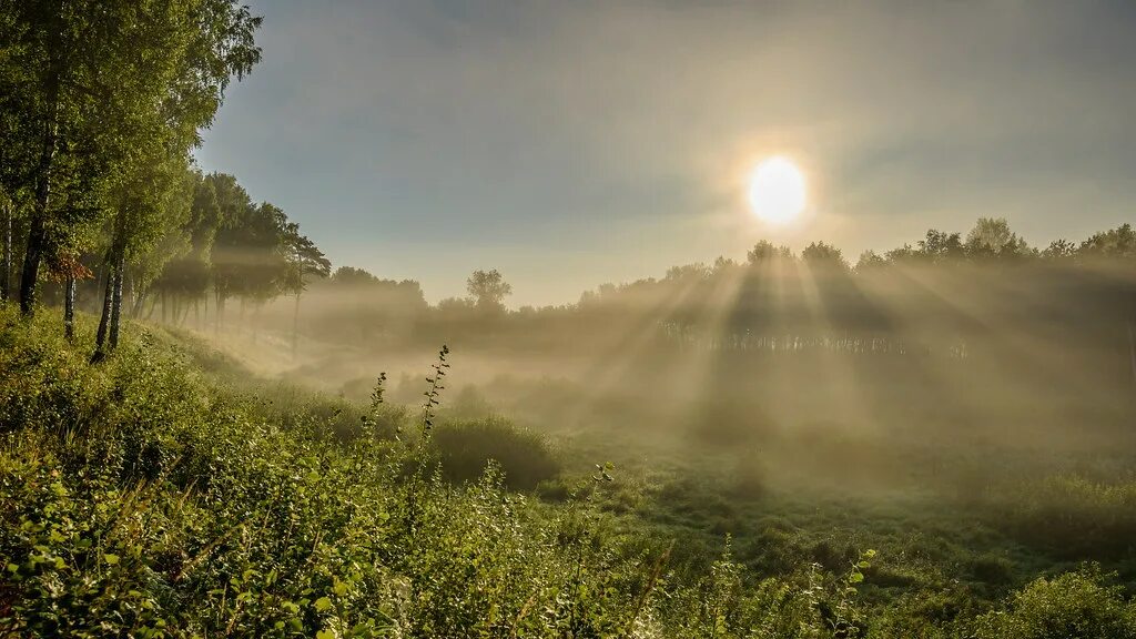 Едва зайдет солнце и землю окутает. Туманное утро в Италии Айвазовский. Утренний рассвет. Утренний туман. Раннее утро.