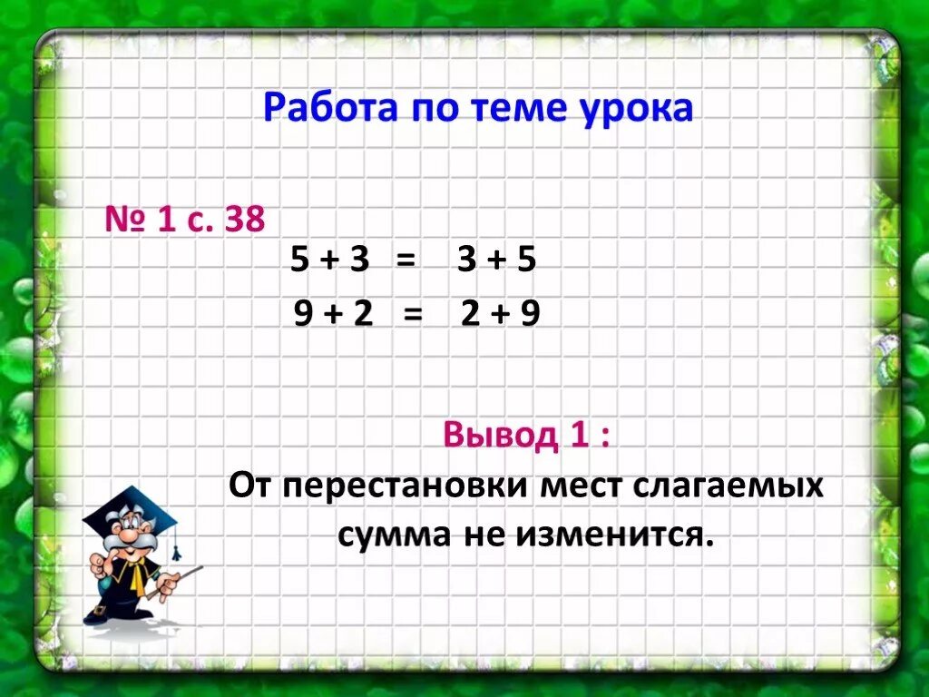 Свойства сложения 2 класс. Переместительное свойство сложения 2 класс. Урок математики перестановка слагаемых. Урок в 1 классе по теме перестановка слагаемых. От перемены мест слагаемых не меняется