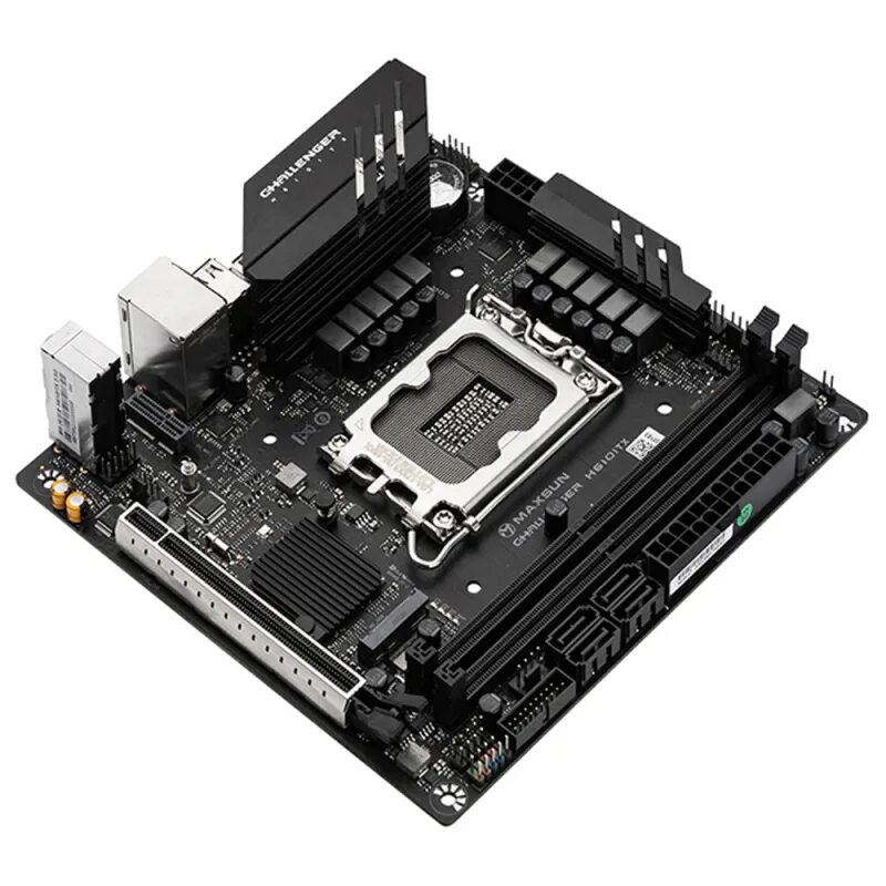 Mini itx 1700. Maxsun h610m challenger. ms-challenger h610itx. lga 1700 mini itx. maxun h610 itx.
