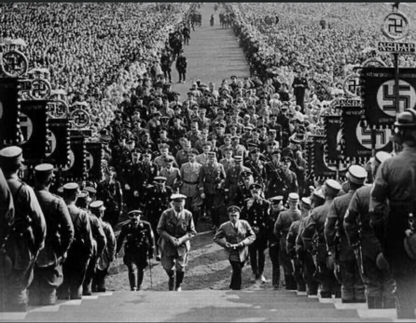 Фашистские митинги. Съезд НСДАП 1938.