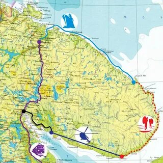 Мурманская область с кем граничит карта