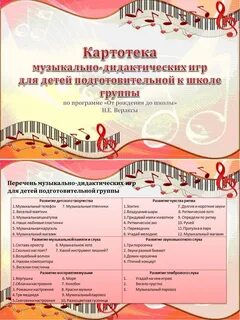 Музыкальное планирование от рождения до школы