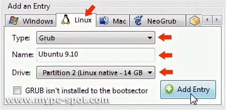 Add entry