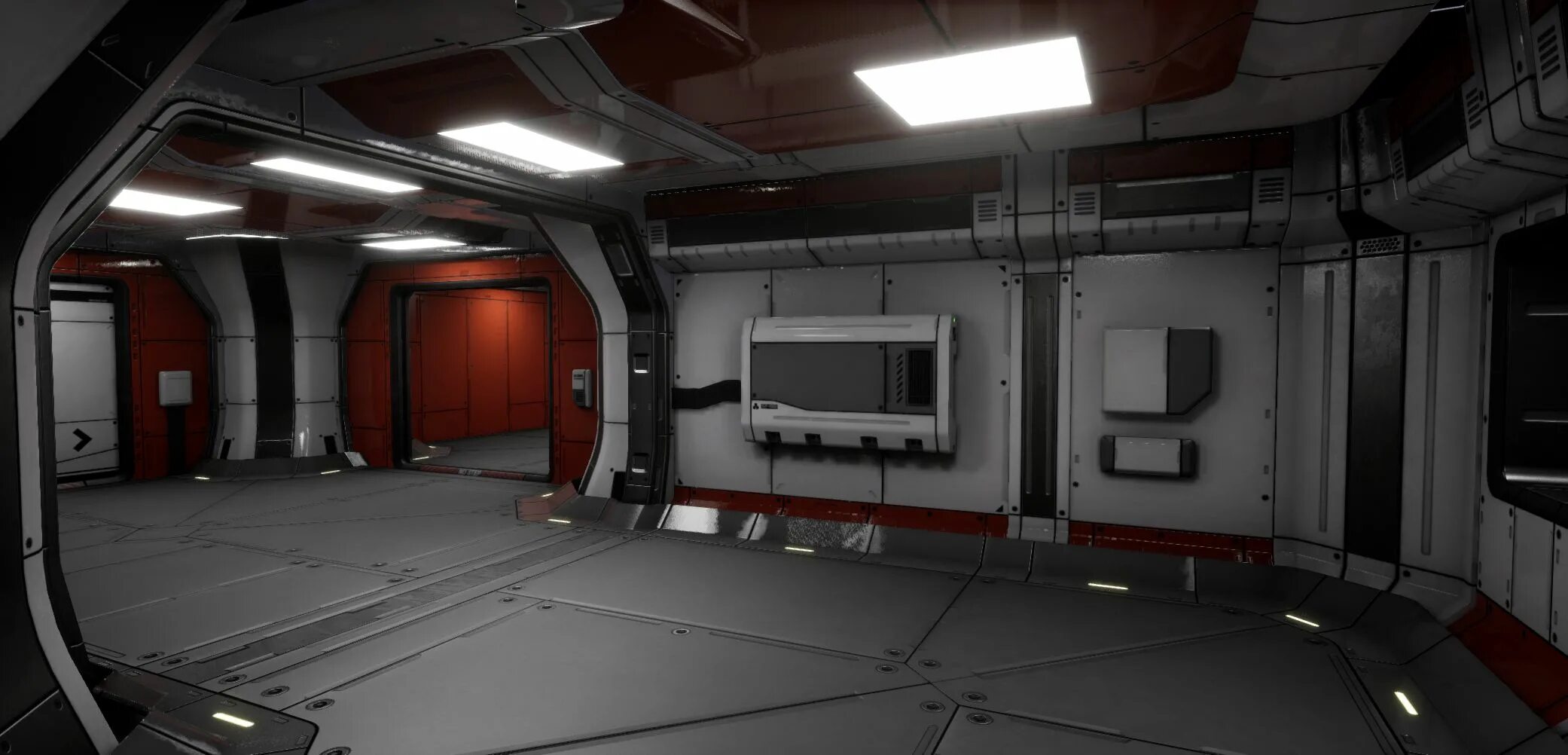 Unreal engine builds. Ue4 sci fi. космический корабль unreal engine. unreal engine 5 коридор.