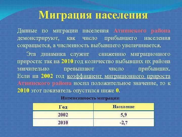 В каком году число прибывших