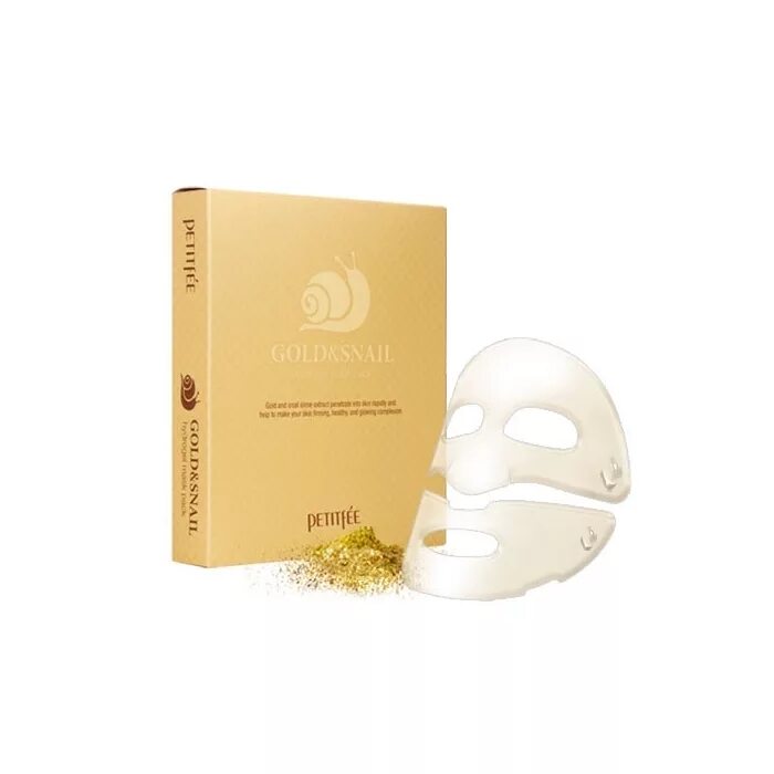 Гидрогелевая маска с золотом и муцином улитки Petitfee Gold Snail Hydrogel Mask Pack. Petitfee гидрогелевая маска с золотым комплексом / Gold Hydrogel Mask Pack. Gold & Snail Hydrogel Mask Pack 5 шт. Petitfee маска гидрогелевая жемчуг/золото - Black Pearl&Gold Hydrogel Mask Pack, 32г. Гидрогелевую маску купить