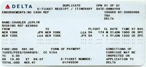 Example tickets