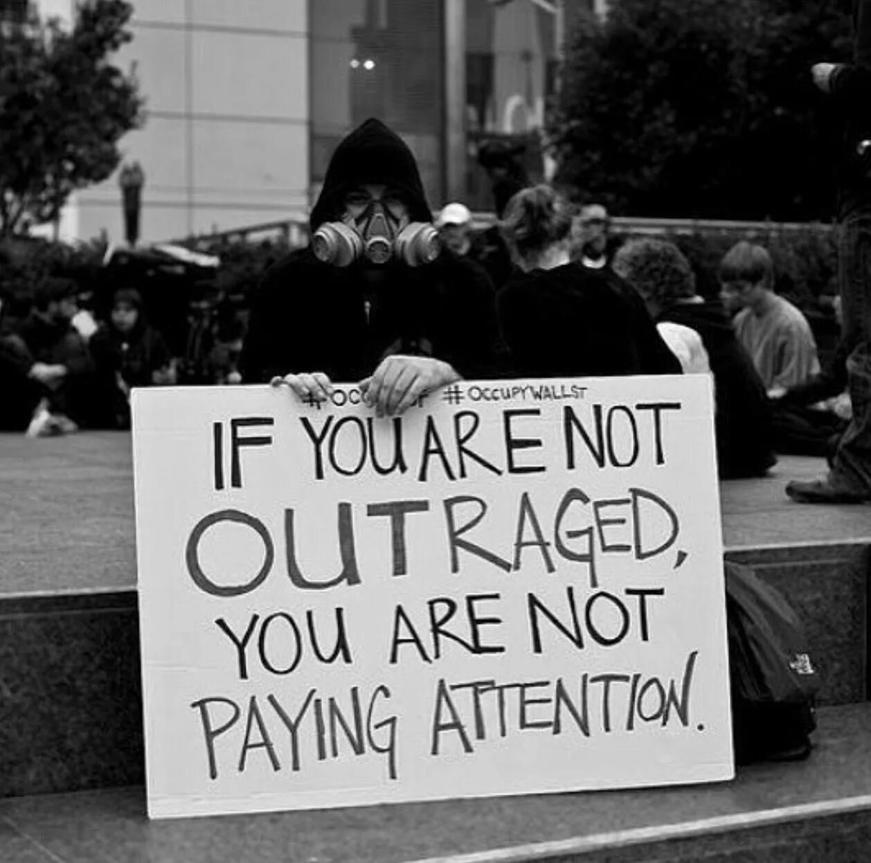 Outraged. Not paying attention. Paying attention. An Outrage meaning. Have you been paying attention