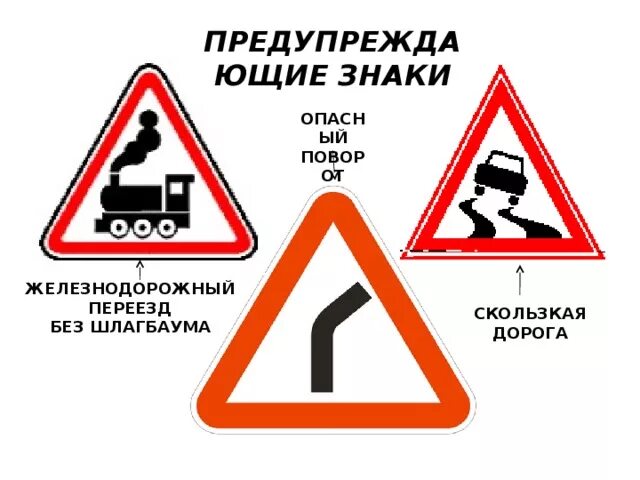Какой знак предупреждает об опасности на дороге. Предупреждающие знаки опасный поворот. Железнодорожный переезд без шлагбаума. Предупреждающие железнодорожные знаки. Железнодорожный переезд без шлагбаума дорожный знак.