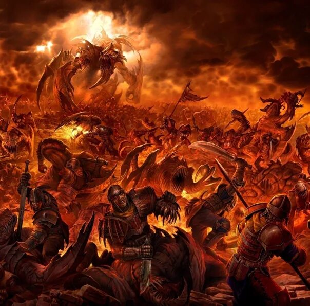 Армагеддон библия. Первобытный хаос. Армагеддон картина. Геенна Огненная.