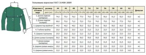 Размер свитера 48 50