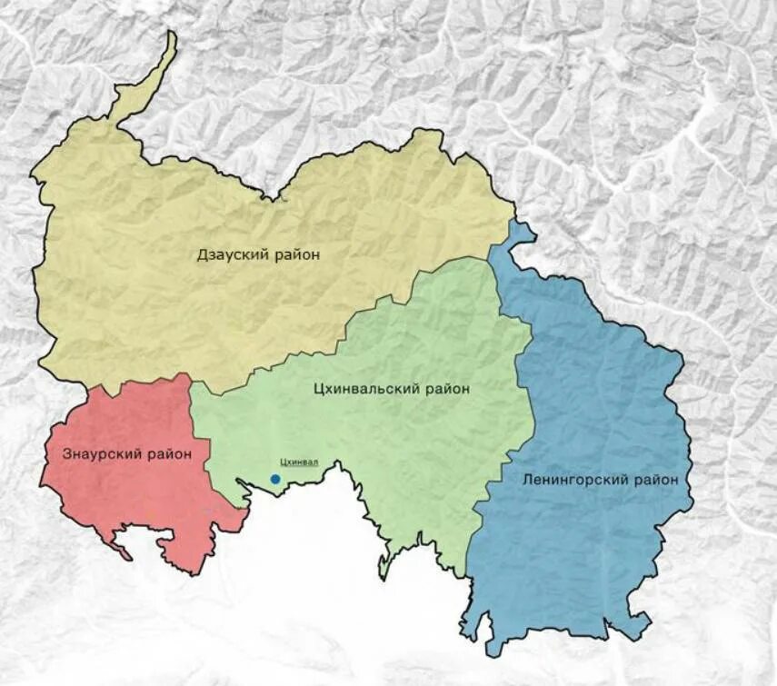 Южная осетия входит в состав. Северная осетия-алания на карте россии. Южная осетия и северная осетия на карте. Южная осетия на карте. Административная карта южной осетии.