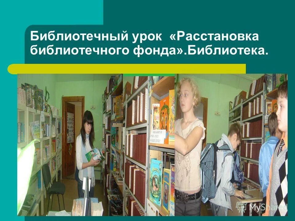 расстановка фонда в библиотеке