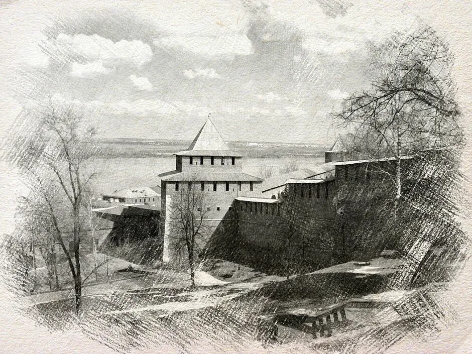Нижний новгород рисунок. Дмитровская башня Нижегородского Кремля акварелью. Дмитровская башня Нижегородского Кремля картина. Дмитровская башня Нижегородского Кремля эскиз. Ивановская башня Нижегородского Кремля рисунок Агафонова.