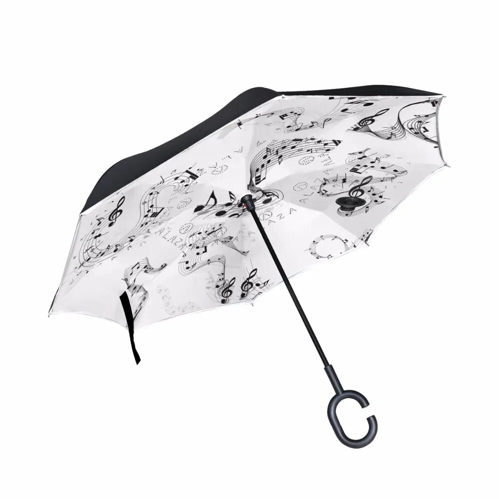 Зонт с нотами. Дизайнерские зонты. Зонт трость с нотами. Креативный зонт. Зонтик mp3