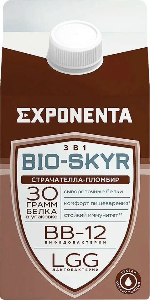 Exponenta напиток Bio Skyr. Exponenta High-Pro Кокос-миндаль, 250г. Напиток кисломолочный Exponenta Bio-Skyr 3в1 страчателла-пломбир обезжиренный. Exponenta страчателла пломбир.