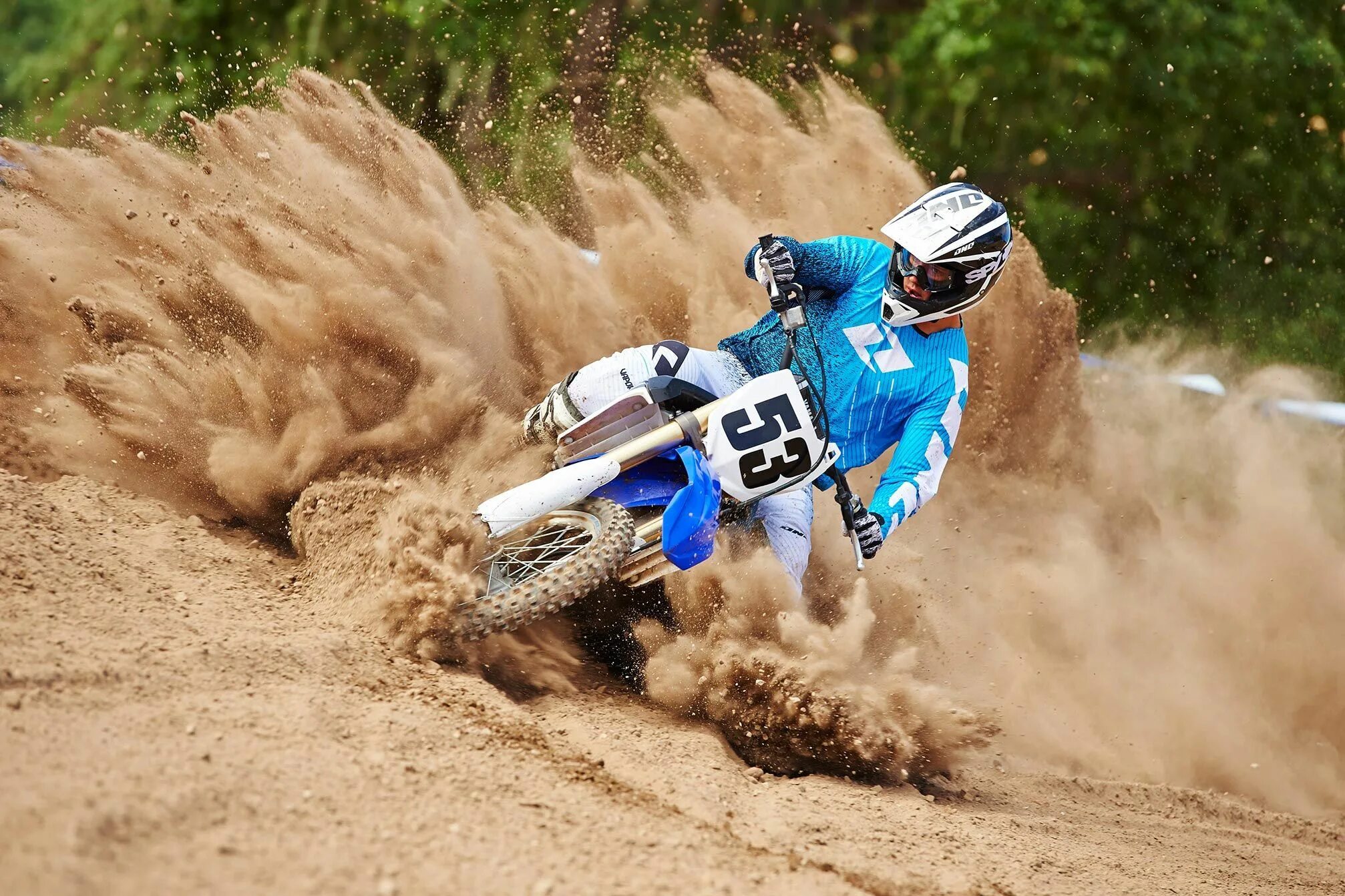 Yamaha yz250f. Дирт байк. Yamaha yz250f 2017. Мотокросс.