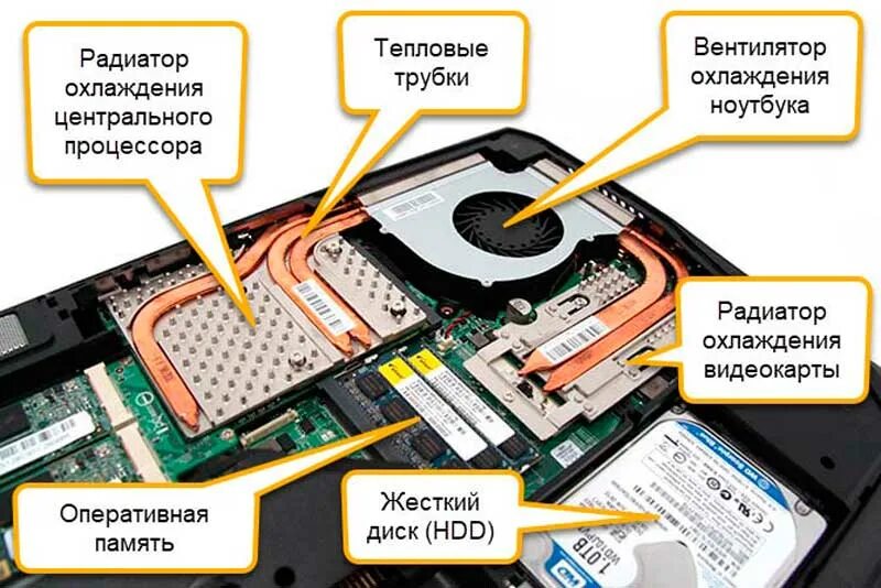 Почему сильно нагревается ноутбук. Сильно нагревается ноутбук. Устройство ноутбука. Перегрелся ноутбук. Нагрев процессора ноутбука.