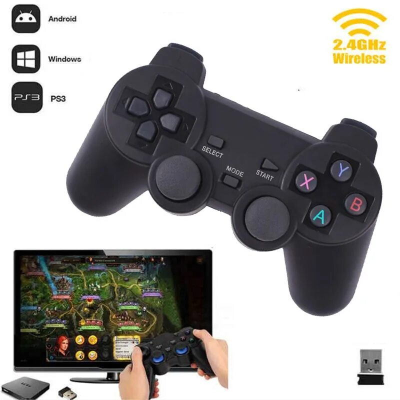 Приставка 2.4 g wireless controller gamepad. Игровая приставка 2.4g Wireless Controller Gamepad. Джойстик PS 2 2.4 G. Wireless Controller Gamepad 2.4g коробка. Приставка 2.4g Wireless.