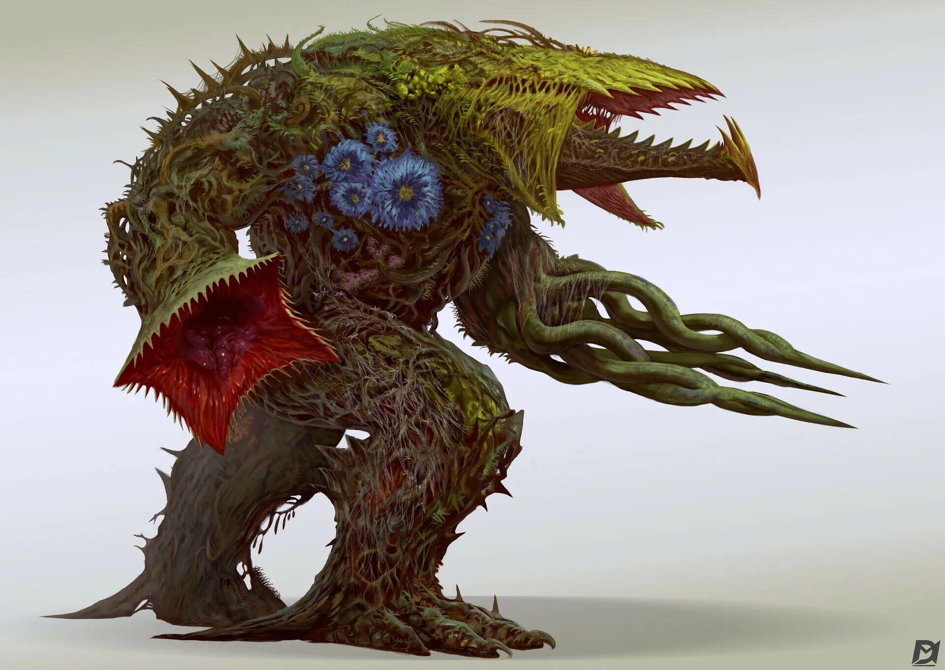 лесные монстры днд. дриада днд. Monster дриада аниме. растения монстры. плотоядный кактус.