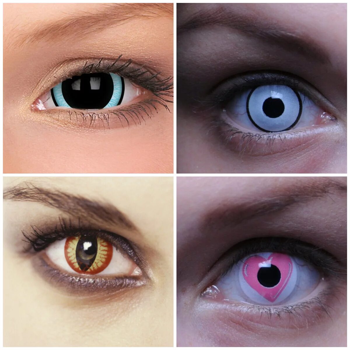 Стандартные линзы. Цветные линзы. Необычные линзы для глаз. Цветные линзы для глаз. Разноцветные линзы для глаз для детей.