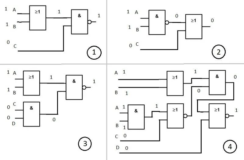 Представить логическую схему. X = (B+C)* (A+C) + А+В построить схему на логических элементов. Логическое выражение по схеме. Если на входы логической схемы подана следующая комбинация входных. Подтягивающие резисторы на входах логических элементов.