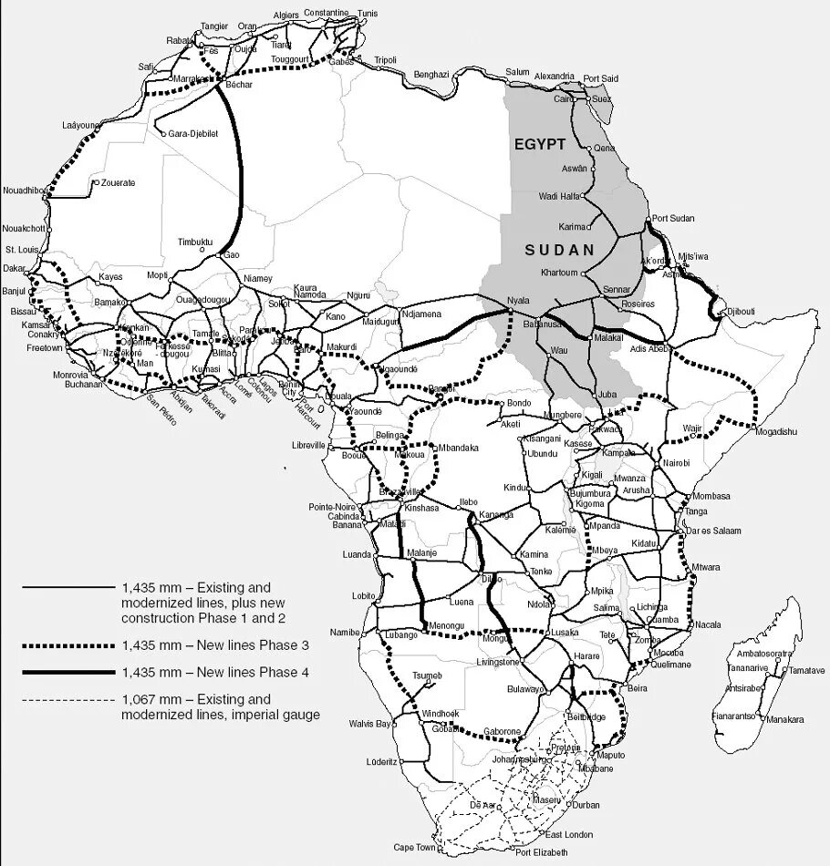 Железные дороги африки. Железные дороги Африки схема. Железные дороги Африки на карте. Транспортная система Африки карта. Карта ЖД дорог Африки.