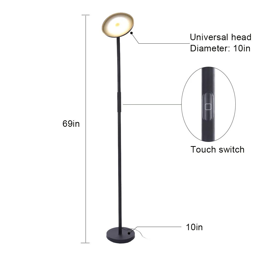 Artstyle tl-510w. торшер 8вт. светильник напольный регулируемый светодиодный. торшер с пультом дистанционного управления. напольный светильник с пультом дистанционного управления.