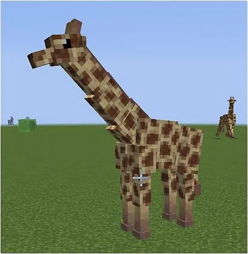 Мод на жирафа. Жираф майнкрафт. Жирафы в МАЙНКРАФТЕ. Жираф из МАЙНКРАФТА.