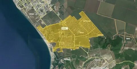 Супсех краснодарский на карте