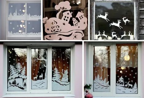 Новые украшения окон из бумаги