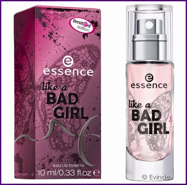 Туалетная вода Essence. Плохая девочка духи Essence. Bad girl туалетная вода. Немецкие духи.