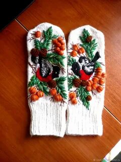 Ручные варежки
