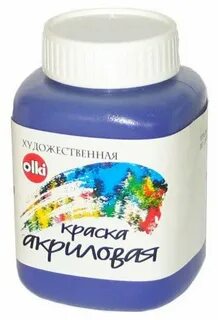 Синие краски по дереву