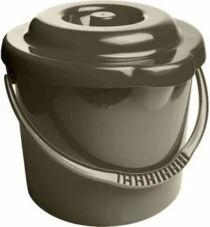 Ведро с крышкой круглое