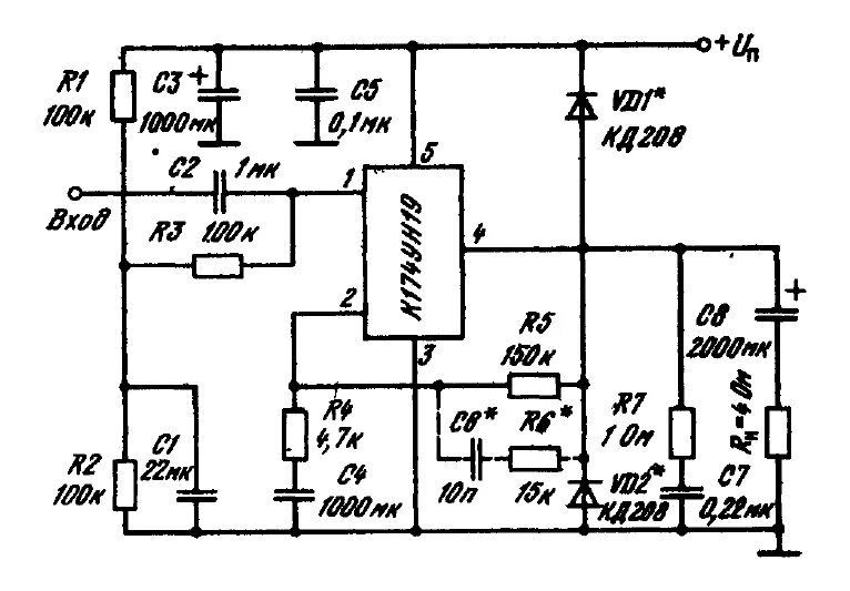 Схема к174ун7 на smd с печатной платой Термореле на К174УН7 (с печатной платой) Электроника в быту СХЕМЫ Каталог