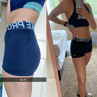 My Chloe Ting 5 Weeks Booty Challenge.