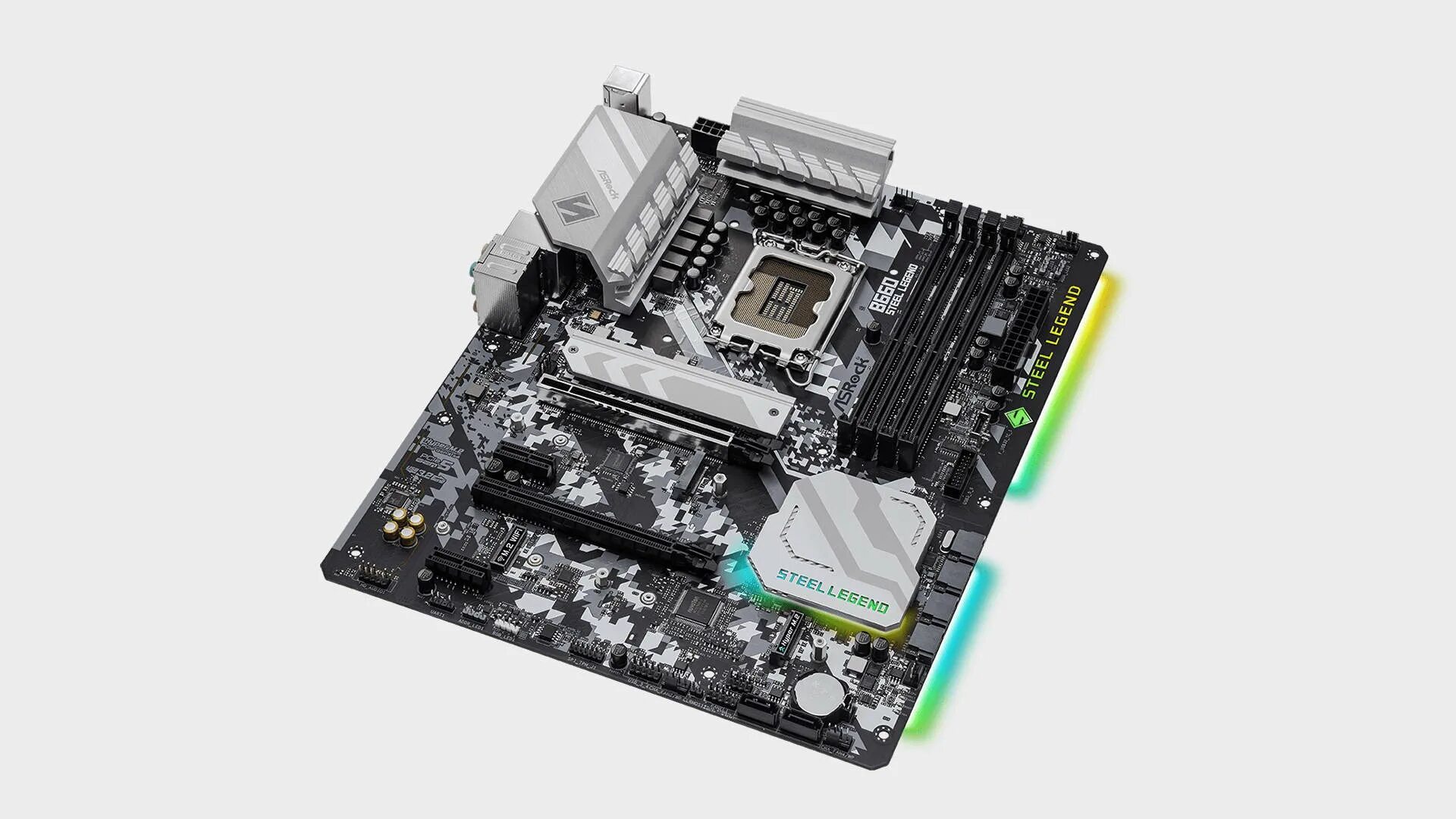 ASROCK b660 Steel Legend. Материнская плата ASROCK b660 Steel Legend. Материнская плата ASROCK b660 Steel Legend (lga1700, ATX). ASROCK b660 Steel Legend подсветка.