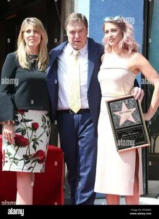 John Goodman Honored With Star On The Hollywood Walk Of Fame Featuring: Ann...