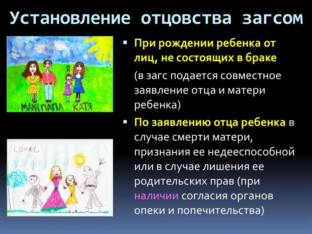 Муж установил отцовство. Установление происхождения детей семейное право. Установление отцовства таблица. Установление отцовства и материнства. Установление отцовства в судебном порядке.