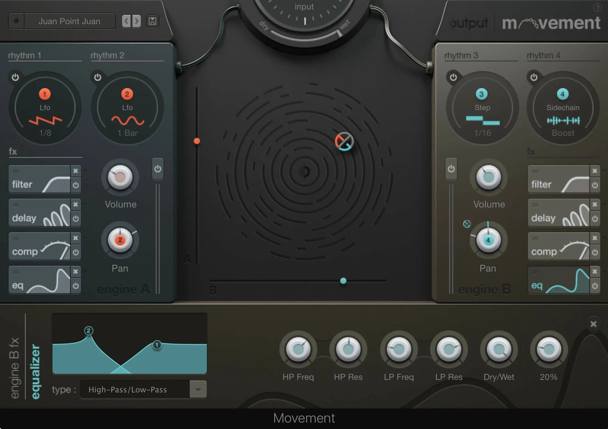 Output plugins. Output.movement. vst multi effect. movement vst. multi-fx pedal vst.