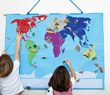 Интерактивная карта на стену