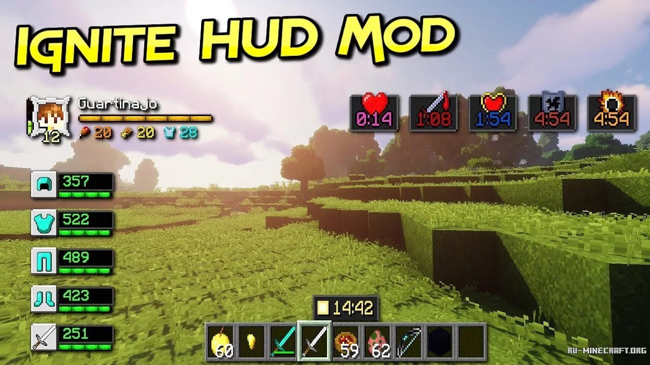 Hud 1. Hud майнкрафт. мод rpg hud. minecraft hud моды. hud майнкрафт 1.7.10.